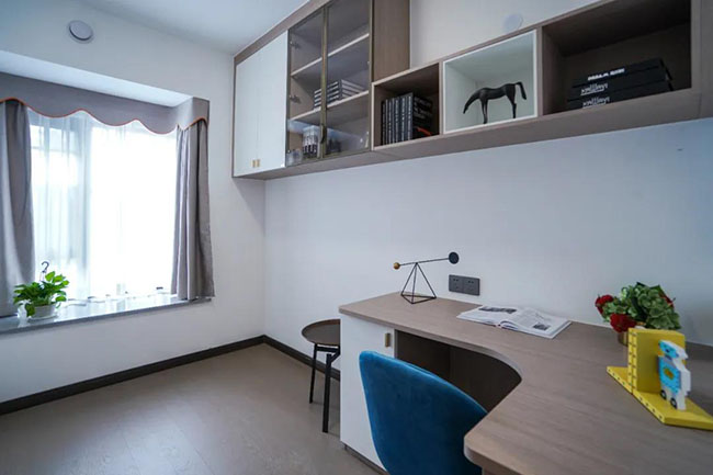 89㎡現代三居，主打輕便實用，體驗三口之家的小清新生活